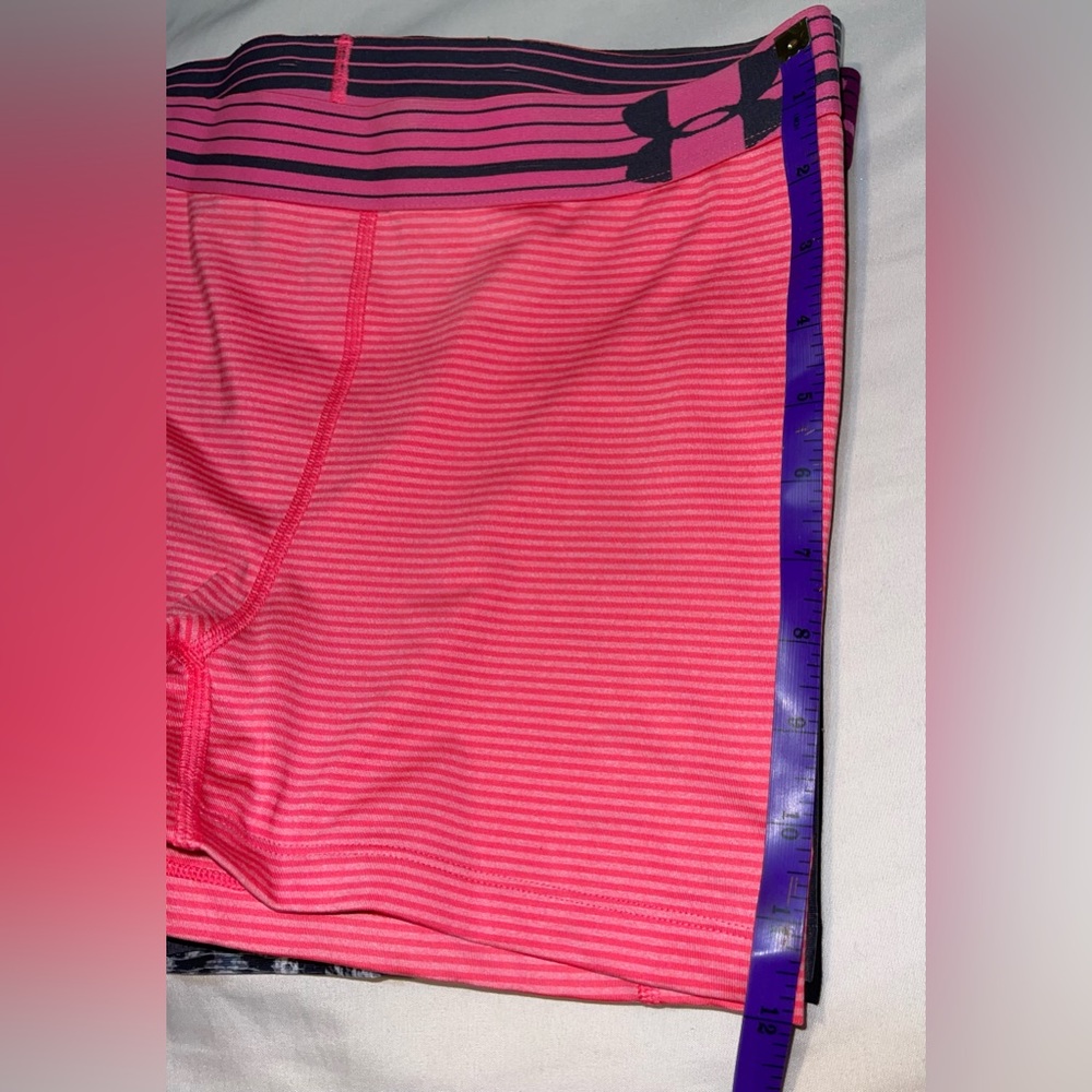 Under Armour Shorty Shorts Women HeatGear Alpha Compression Fit1251862 Sz S 4-6